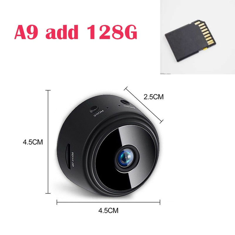 A9 Mini Camera 1080P HD - Wireless Mini Wi-Fi Security Camera