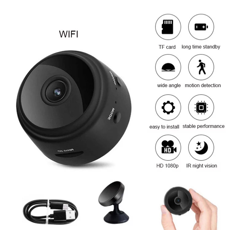 A9 Mini Camera 1080P HD - Wireless Mini Wi-Fi Security Camera