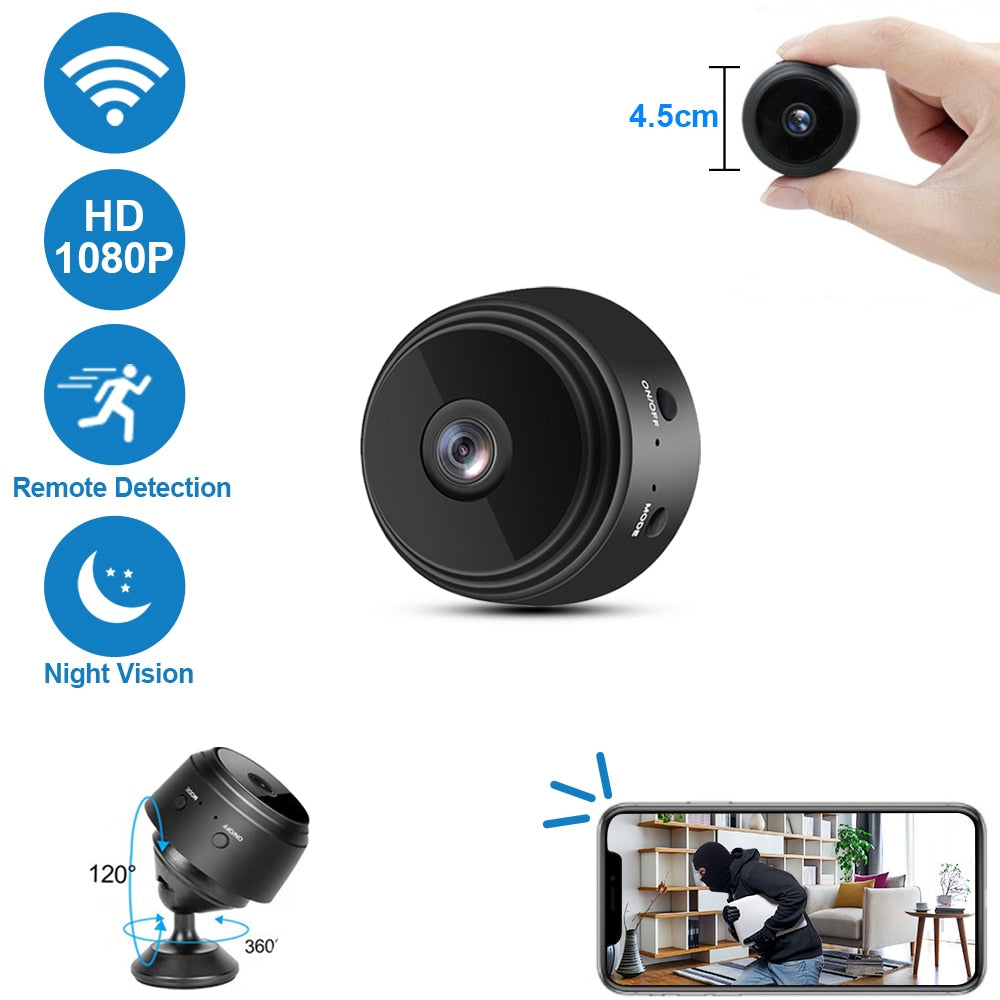 A9 Mini Camera 1080P HD - Wireless Mini Wi-Fi Security Camera