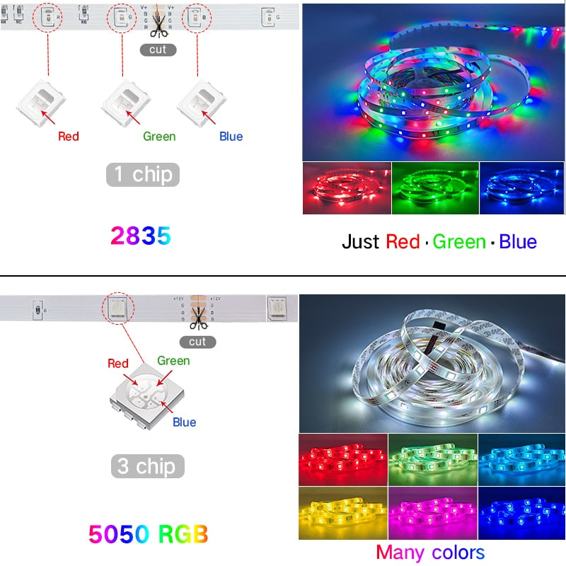 5M-30M WIFI-Bluetoooth LED Strip Lights